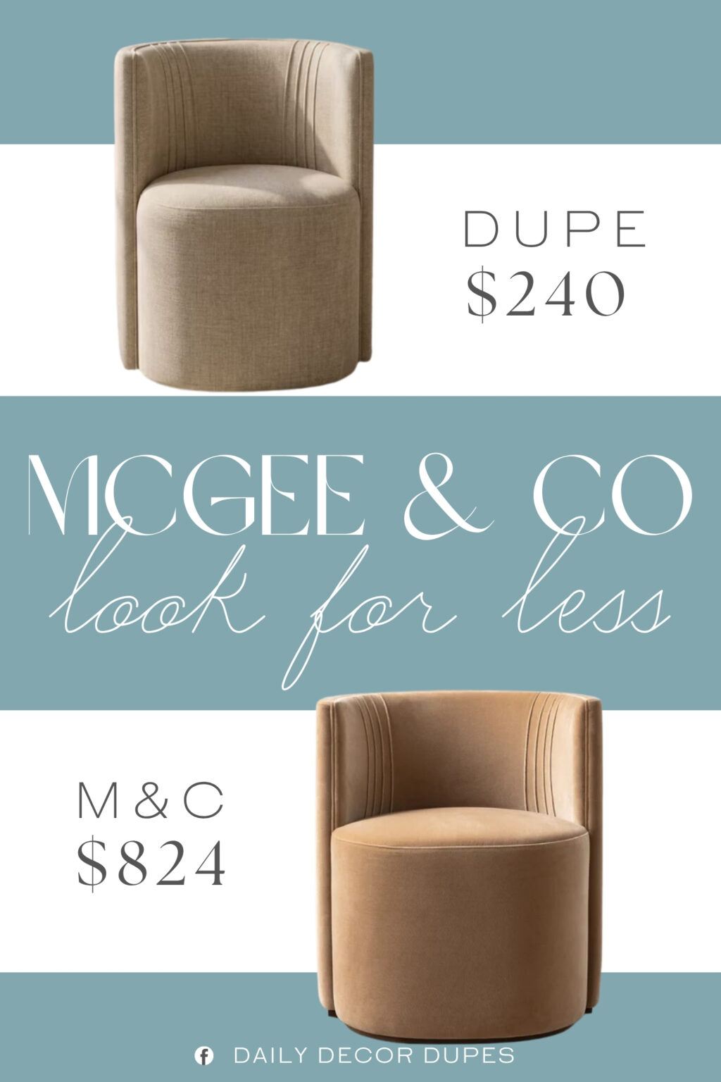 McGee & Co Georgina Dining Chair Dupe. A sturdy rolling base and quality craftsmanship deliver dependable stability and smooth performance through years of daily use.