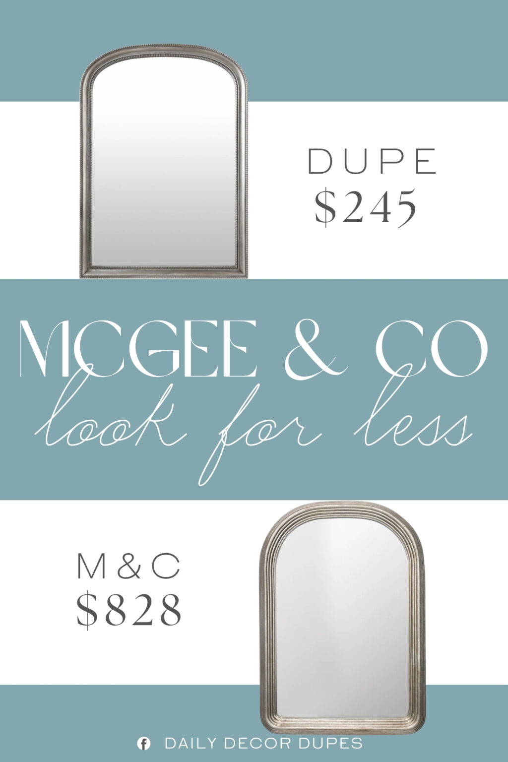 McGee & Co Giada Wall Mirror Dupe. This beautifully designed mirror serves not just as a reflection tool, but also as an exquisite piece of wall decor that will surely enhance any room in your home.