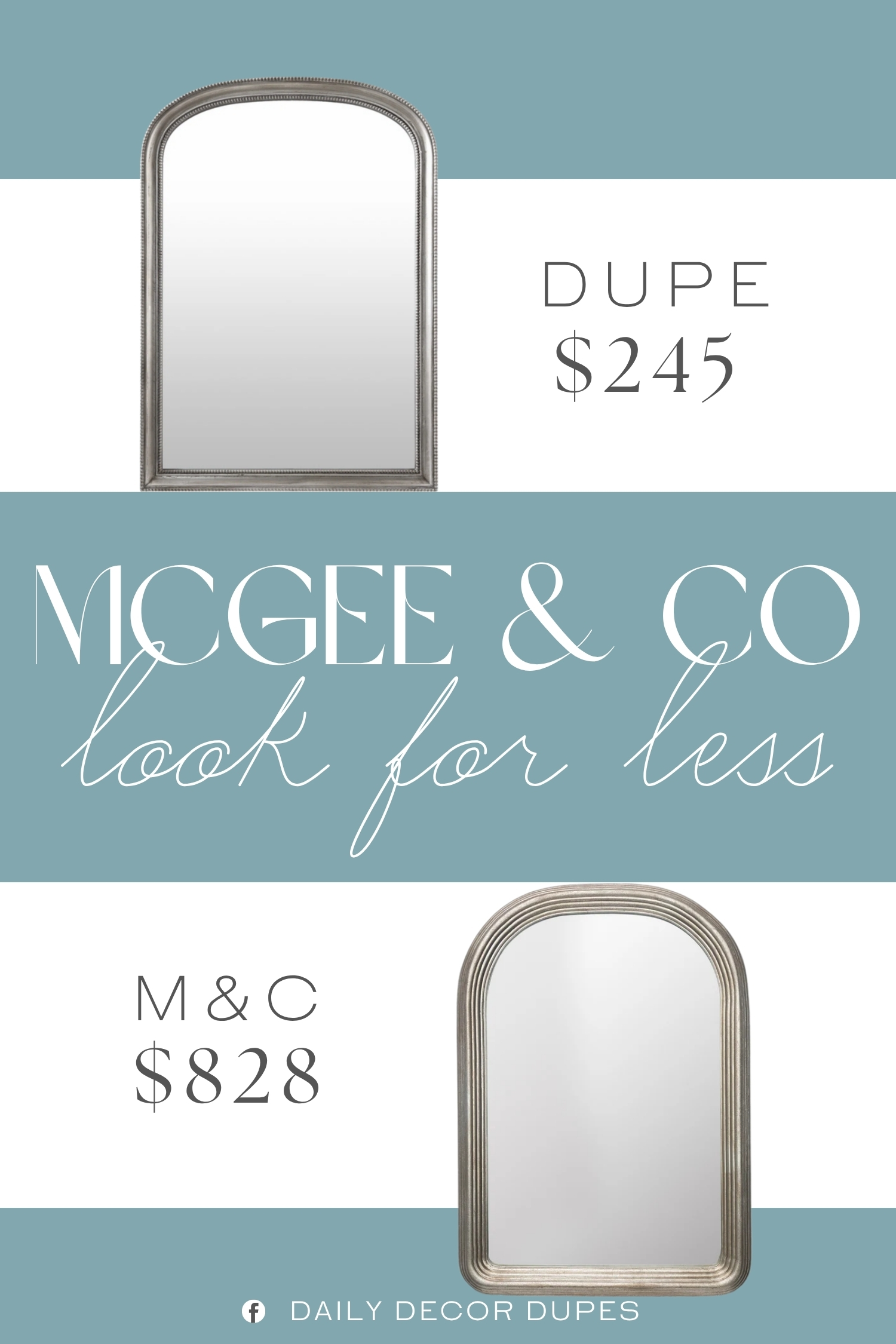 McGee & Co Giada Wall Mirror Dupe. This beautifully designed mirror serves not just as a reflection tool, but also as an exquisite piece of wall decor that will surely enhance any room in your home.