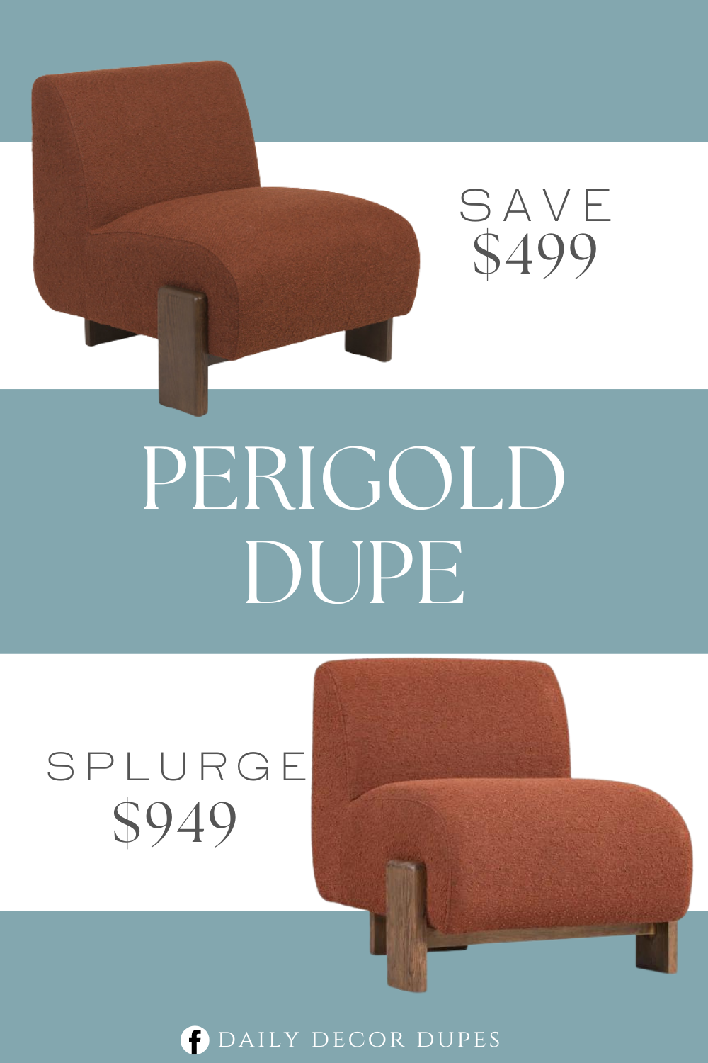 Perigold Slipper Accent Chair Dupe. Chenille design, cushioned back and seat, chenille texture. Filled with polyurethane foam and polyester fiber batting. Overall dimension 27in W x 31in H x 31in L, legs: 6in H.