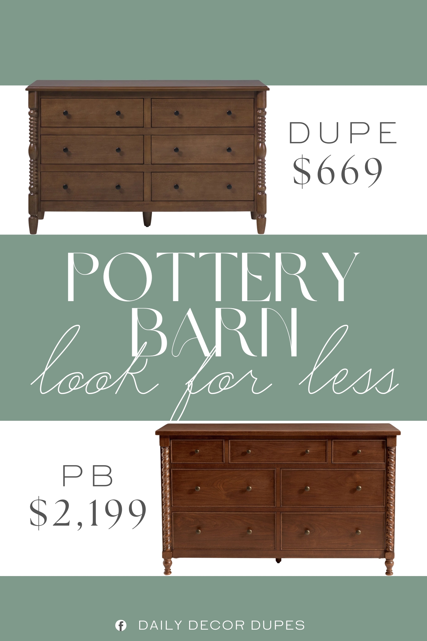 Pottery Barn Drawer Dresser dupe. Spindle Wood Dresser. Solid Wood Bedroom Dresser. Modern Farmhouse Dresser. Wooden Chest of Drawers. Contemporary Bedroom DresserContemporary Bedroom Dresser. Made from durable solid wood and solid wood veneer, this dresser is built for everyday living.