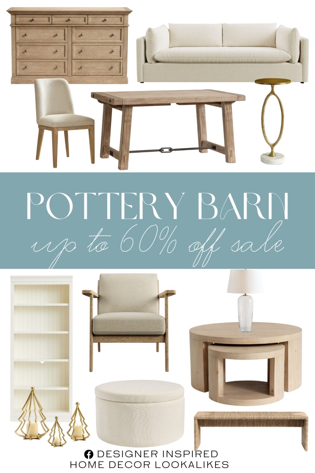 Pottery Barn Black Friday Sale. Cody Chair. Aubrey Bookcase. Presley Round Upholstered Storage Ottoman. Bodhi Round Metal Accent Table. Malibu Woven Waterfall Bench. Layton Upholstered Dining Chair. Livingston 9-Drawer Dresser. Carter Glass Table Lamp. Benchwright Extendable Dining Table. Fallon Tree Candle Holder. Palmetto Sofa.