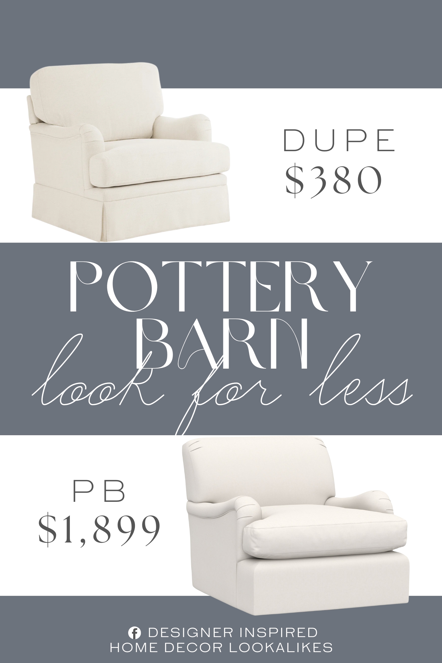 Pottery Barn Carlisle Tightback Swivel Chair Dupe. It's crafted with a solid and engineered wood frame, providing a balanced structure that’s wrapped in linen upholstery.