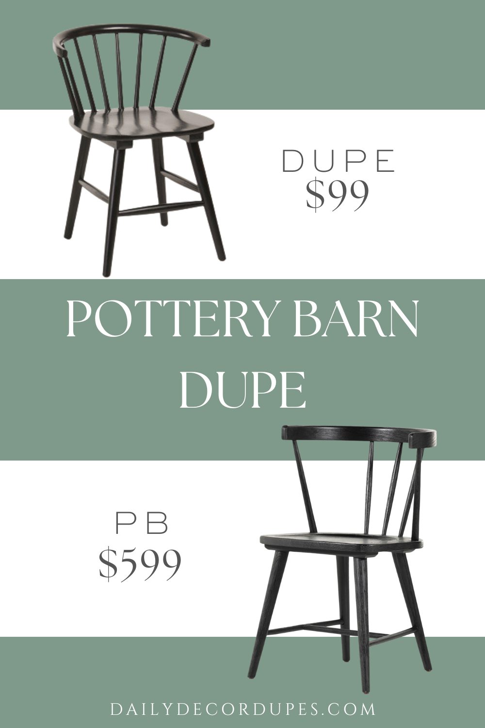 Pottery Barn Cora Dining Chair Dupe. Available for a set of 2, slotted back, curved back. Made from wood. Overall dimension 22in D x 29in H, legs: 17in H.