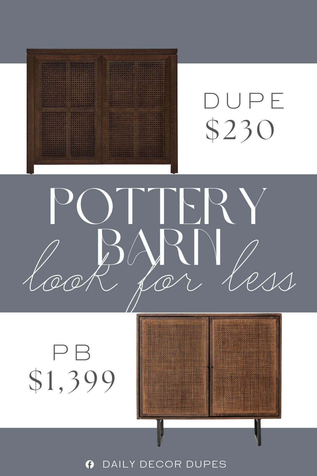 Pottery Barn Dolores Cane Cabinet Dupe. Crafted from high-quality P2-grade MDF and eco-friendly paint, this cabinet ensures durability and safety. The pop-up design doors provide easy access to stored items while maintaining a sleek appearance.
