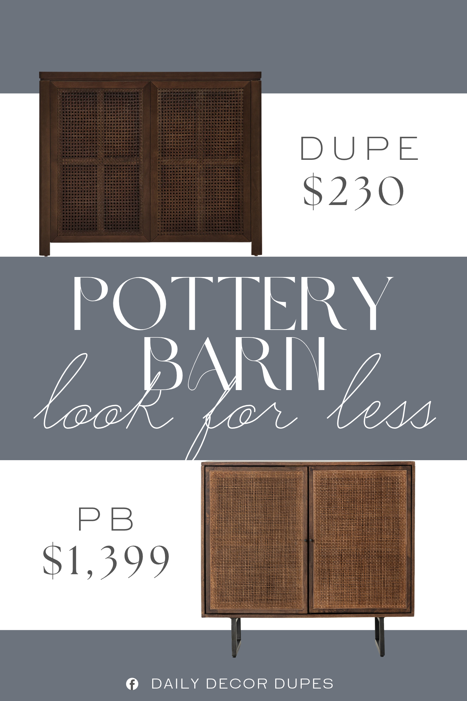 Pottery Barn Dolores Cane Cabinet Dupe. Crafted from high-quality P2-grade MDF and eco-friendly paint, this cabinet ensures durability and safety. The pop-up design doors provide easy access to stored items while maintaining a sleek appearance.