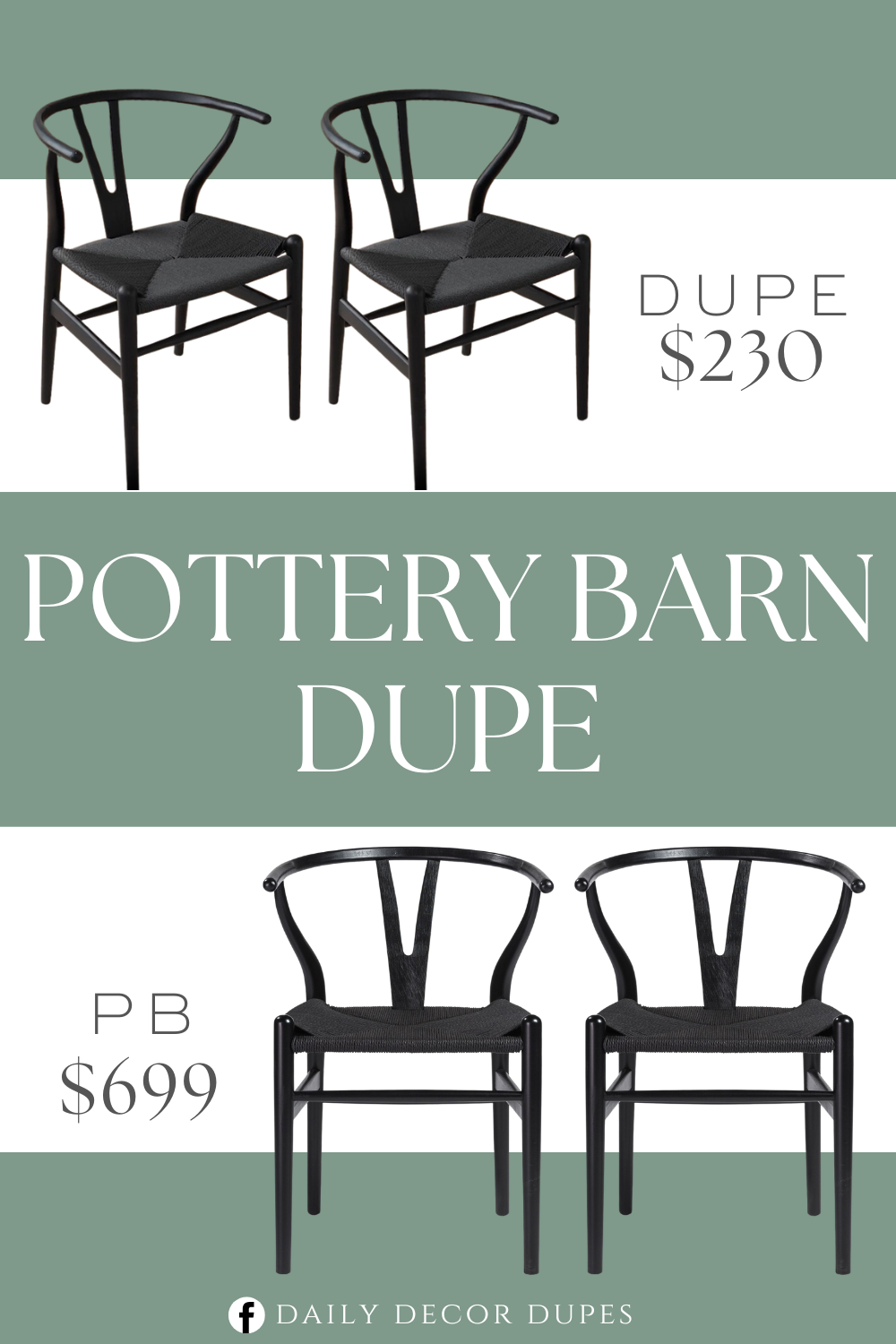 Pottery Barn Faith Dining Chair Dupe. 100% wood dining chair: it is a stable and long-life rattan chair.