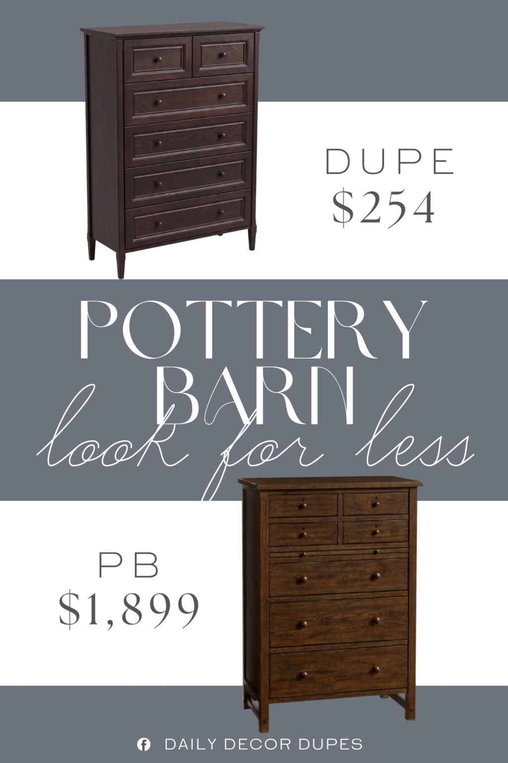 Pottery Barn Farmhouse Drawer Tall Dresser Dupe. Built with a durable MDF body, solid poplar wood frame, and lightweight paulownia wood drawers, this dresser combines everyday durability with lasting style.