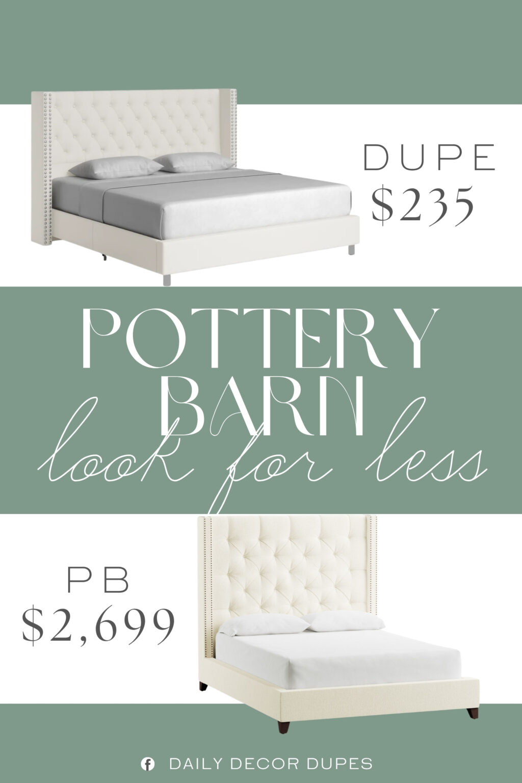 Pottery Barn Harper Tufted Upholstered Bed Dupe. Constructed with kiln-dried solid and engineered wood for reliable strength and long-term durability.