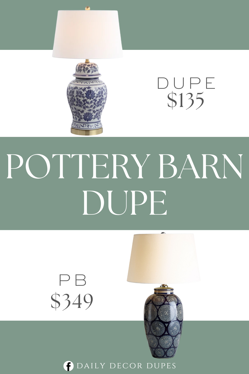 Pottery Barn Langley Ceramic Pattern Table Lamp Dupe. Sleek and contemporary design. Metallic, gold leaf base. Floral motif.