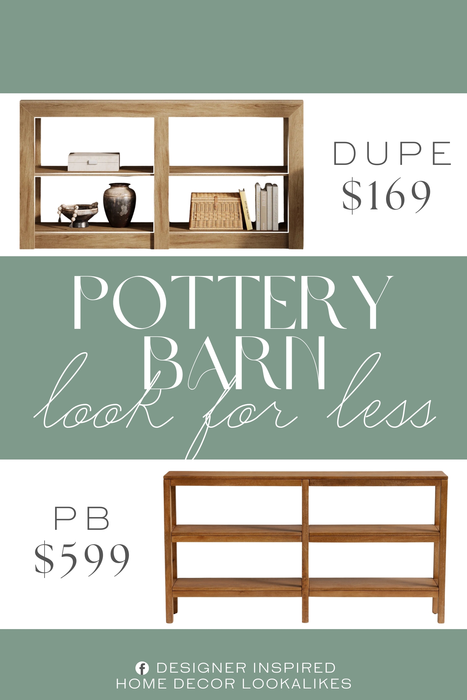 Pottery Barn Nicasio Console Table Dupe. This Entry console table combines modern design with a warm, rustic wood finish, offering a charming look. Its lower shelves are divided into four sections, enhancing visual appeal.