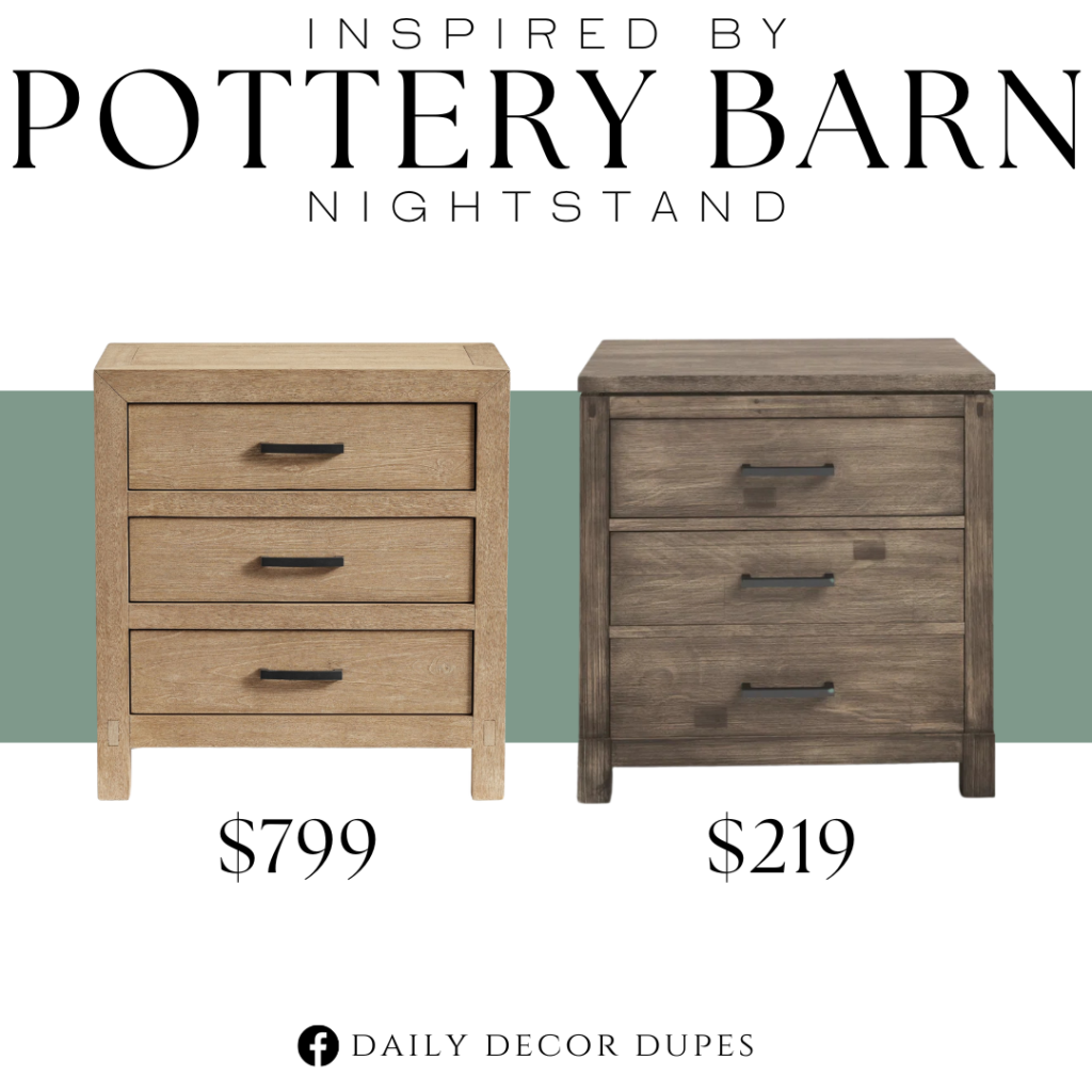 Pottery Barn Nightstand Dupes