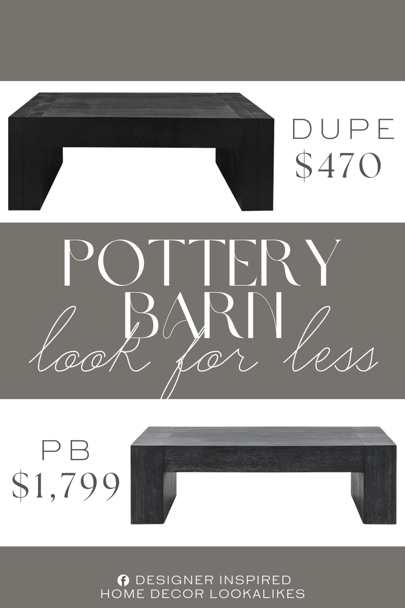 Pottery Barn Coffee Table Dupesnull