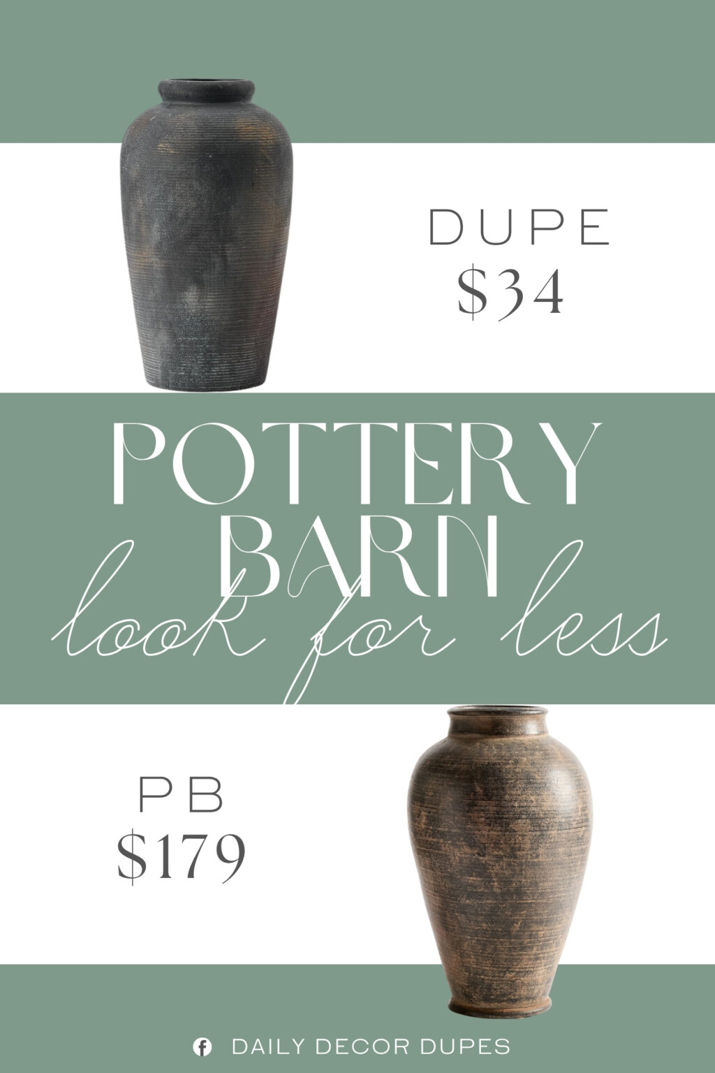 Pottery Barn Rustic Brown Ceramic Tall Vase Dupe. This large vintage vase can set the stage anywhere in your home. This boho vase exudes timeless charm and is built to last, keep your decor looking fresh and up-to-date year after year.