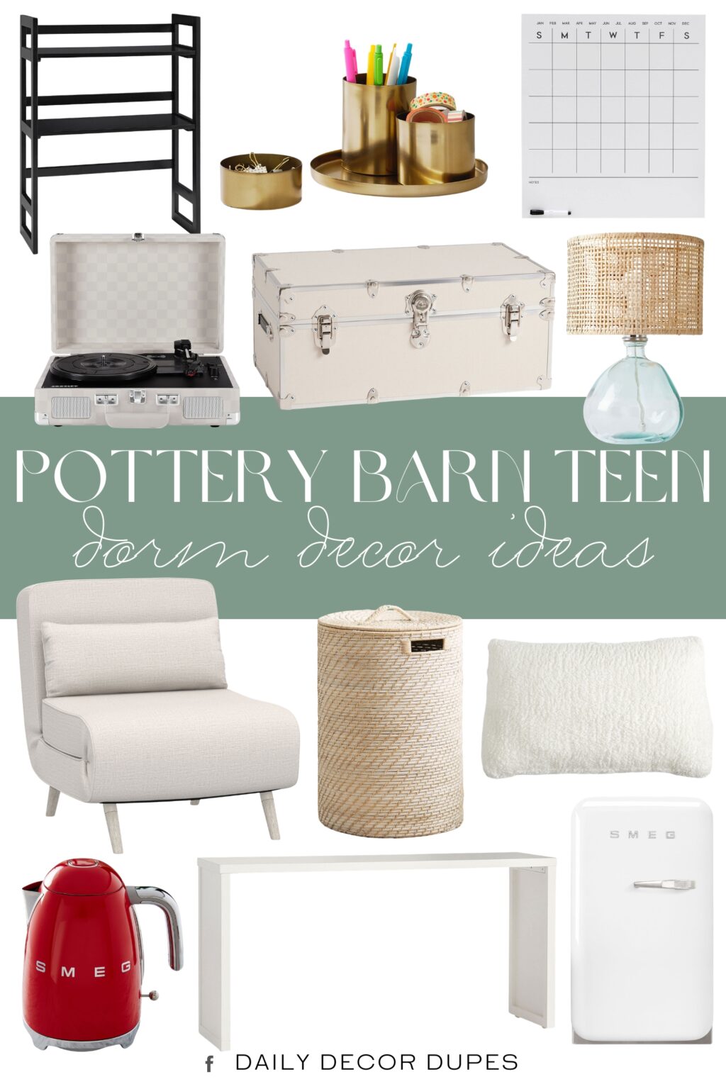 Pottery Barn Teen Dorm Decor Ideas