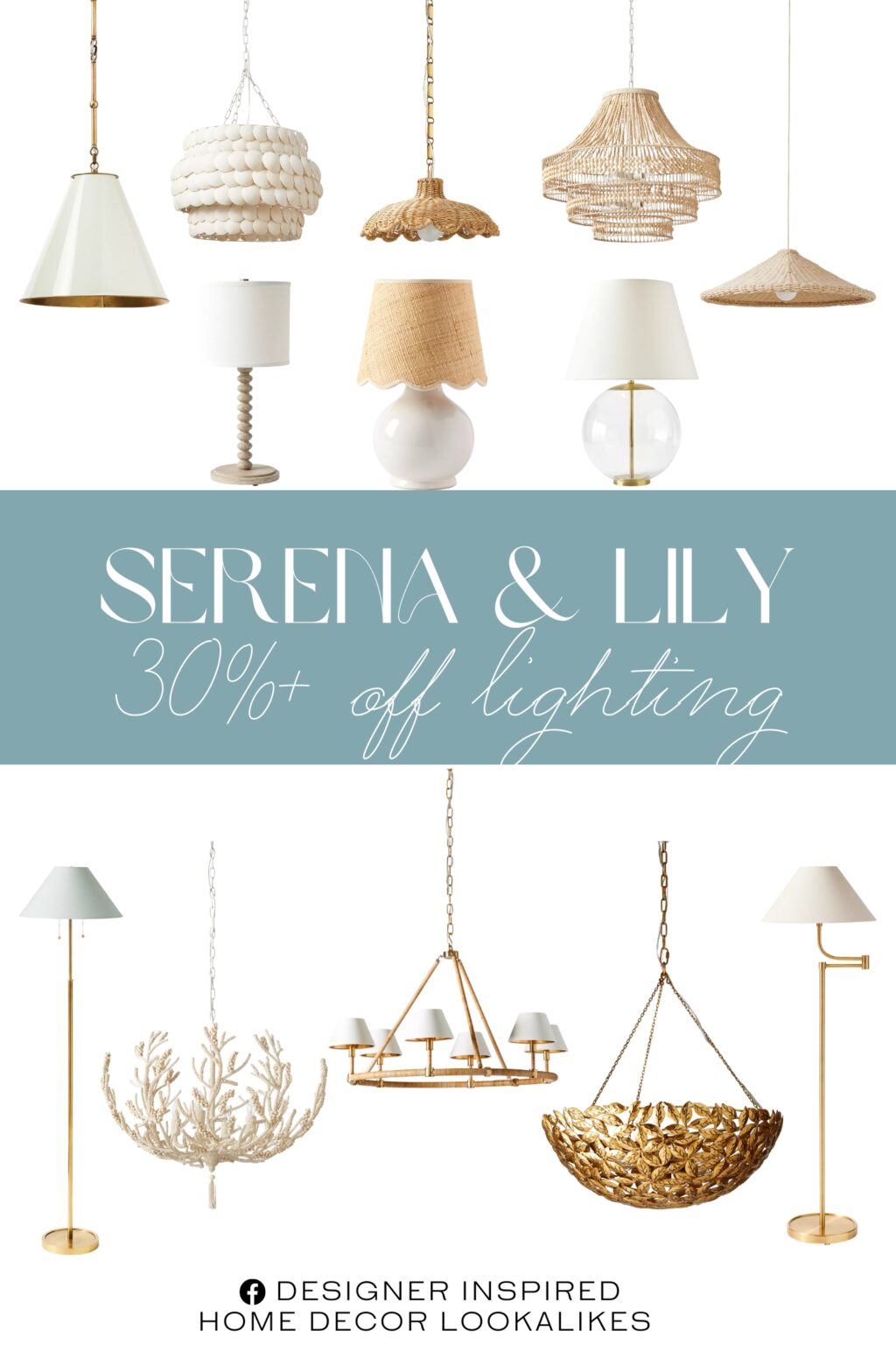 Serena & Lily Black Friday Sale. Madera Chandelier. Eden Pendant. Springview Petite Table Lamp. Cannes Pendant. Georgia Table Lamp. Sanibel Chandelier. Como Petite Table Lamp. Ventana Chandelier. Marseille Floor Lamp. Scallop Rattan Pendant. Pescadero Chandelier. Goodman Pendant. Brookings Floor Lamp.
