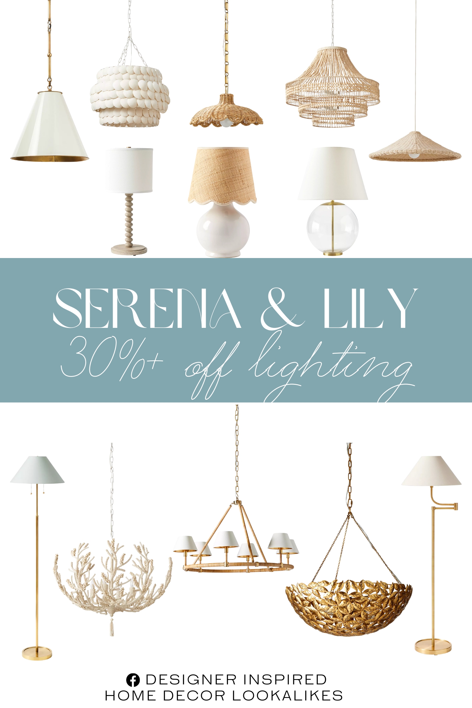 Serena & Lily Black Friday Sale. Madera Chandelier. Eden Pendant. Springview Petite Table Lamp. Cannes Pendant. Georgia Table Lamp. Sanibel Chandelier. Como Petite Table Lamp. Ventana Chandelier. Marseille Floor Lamp. Scallop Rattan Pendant. Pescadero Chandelier. Goodman Pendant. Brookings Floor Lamp.