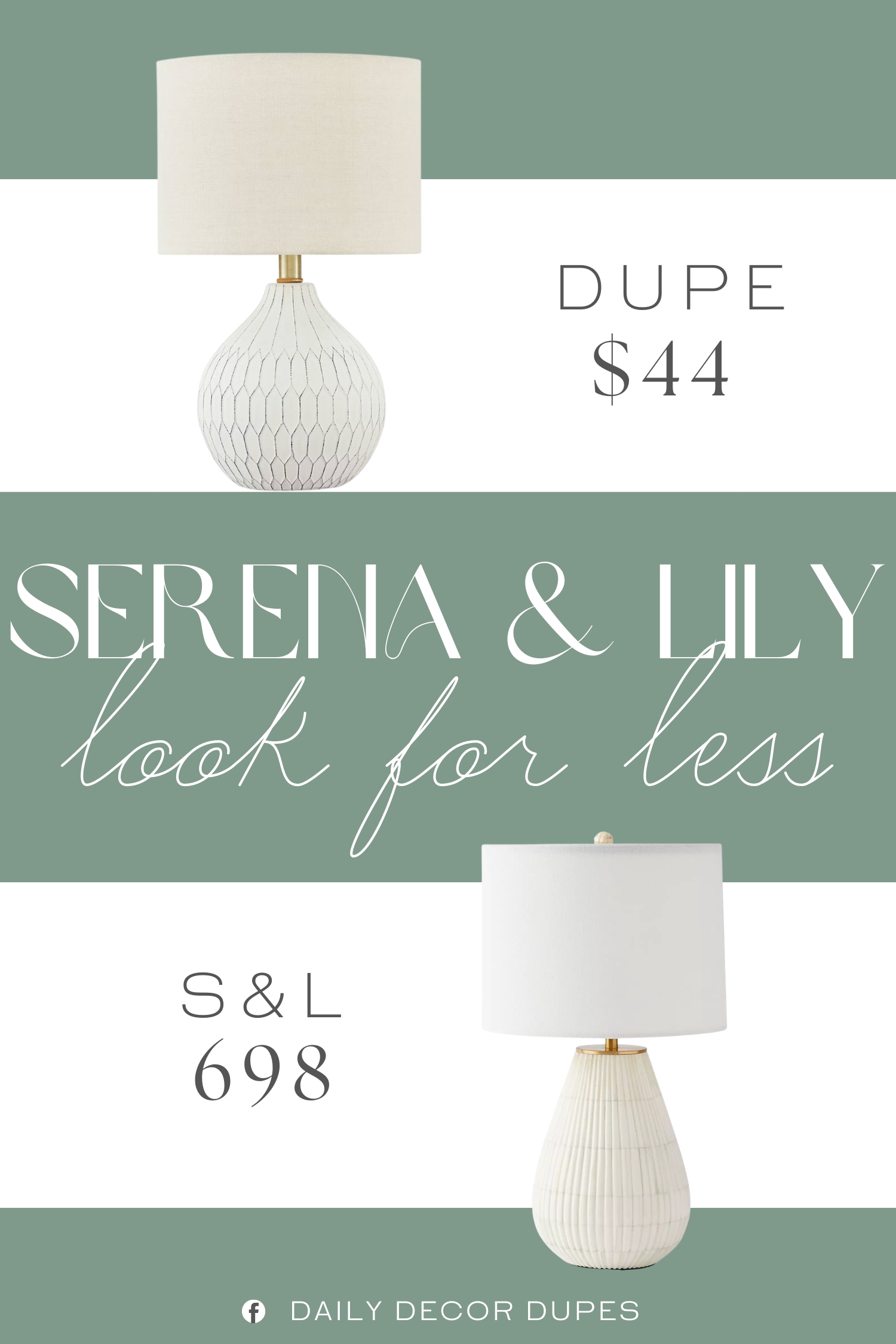 Serena & Lily Irving Bone Inlay Petite Table Lamp Dupe. Made of ceramic with drum hardback fabric shade. Antiqued white finish.