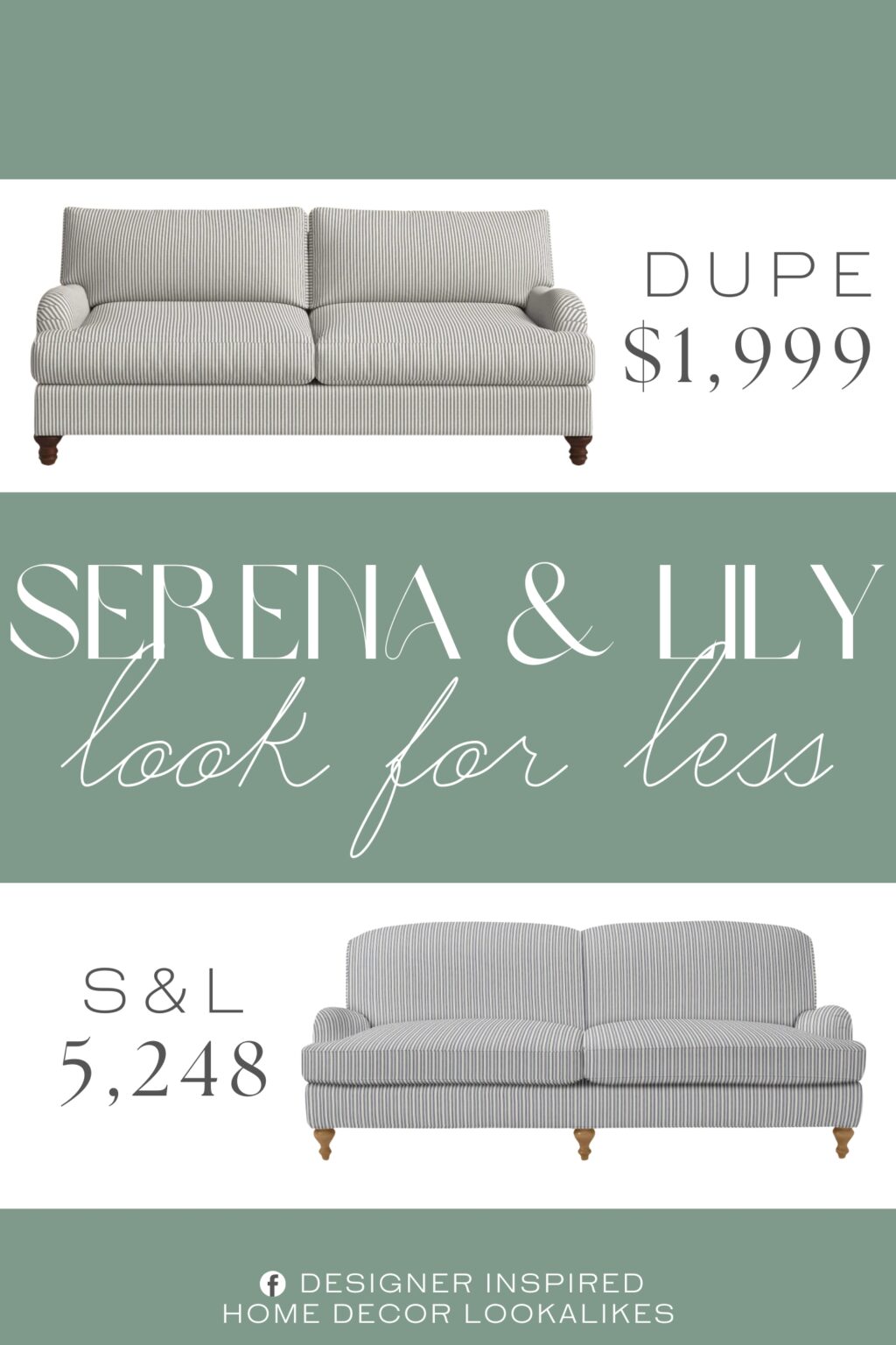 Serena & Lily Miramar English Roll Arm Sofa Dupe. Made with a solid and engineered wood frame, it has an understated look with turned front legs and recessed arms.
