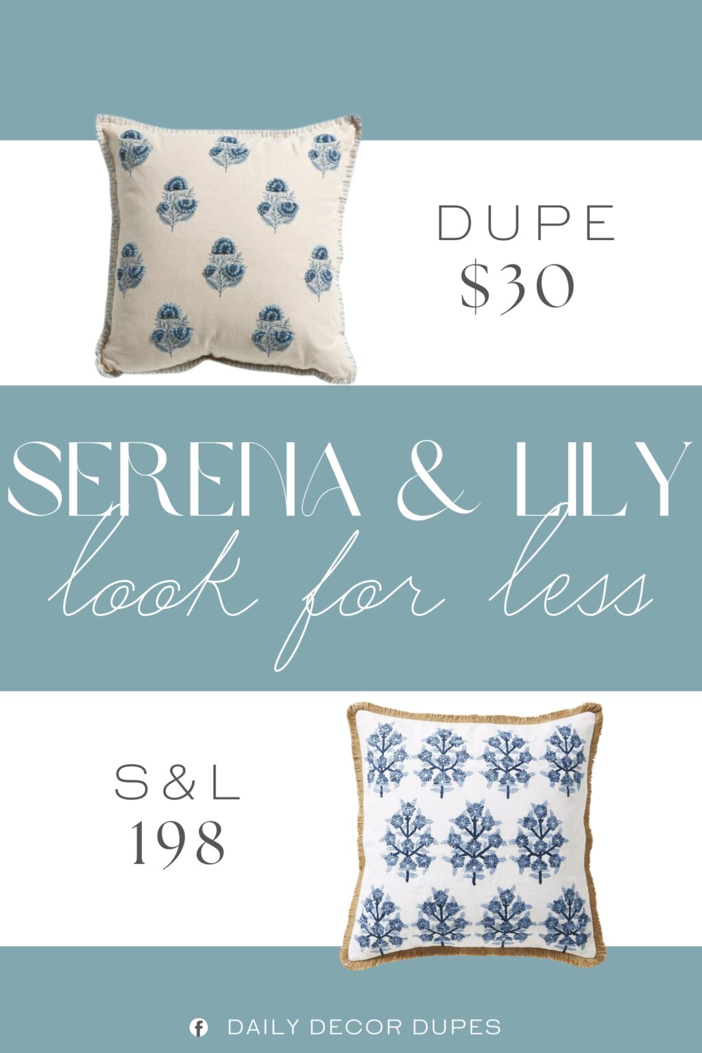 Serena & Lily Morningside Pillow Cover Dupe. removable zip cover, embroidered design, crochet details, textured finish. floral pattern.