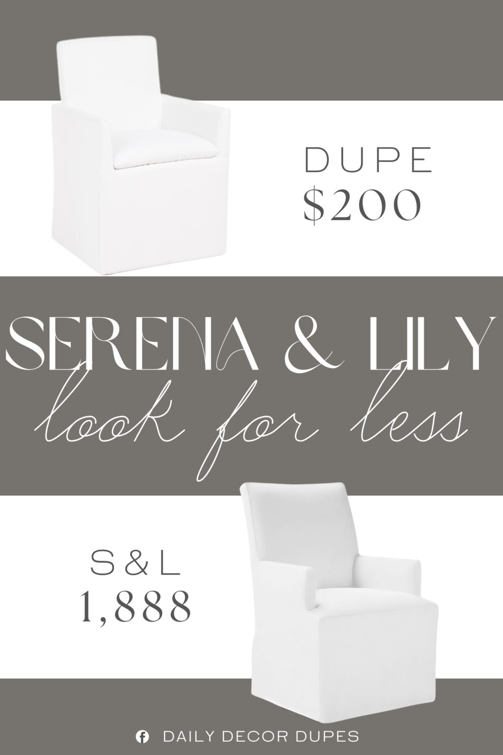 Serena & Lily Ross Armchair Dupe. cushioned back and seat, stain resistant. filled with polyurethane foam