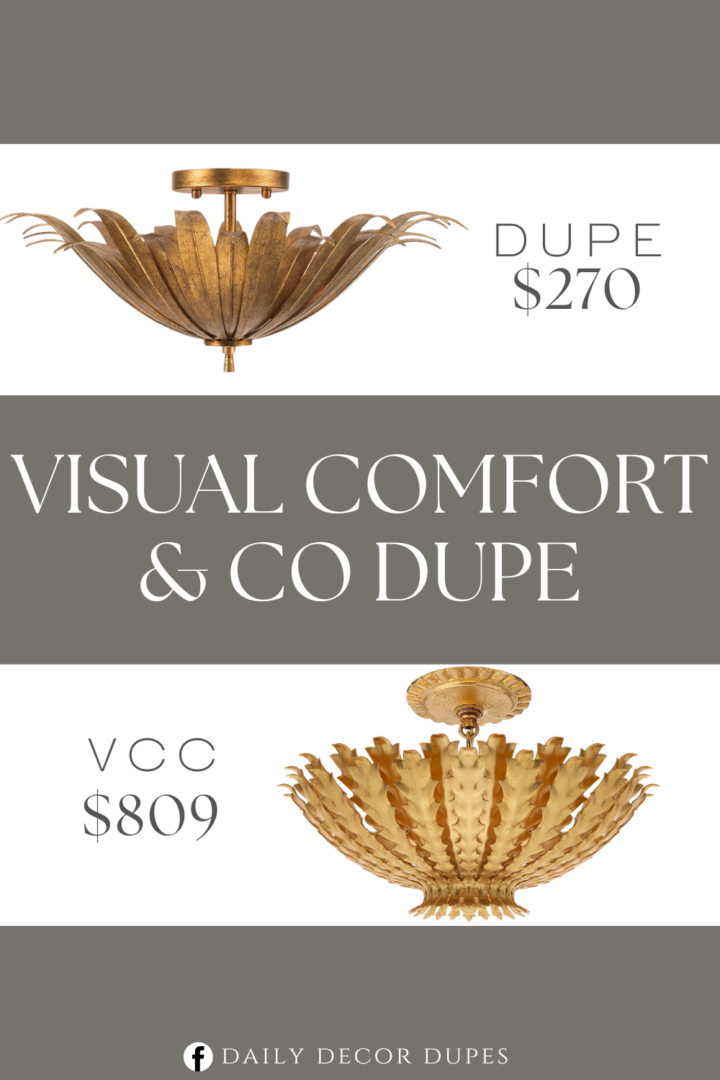 Visual Comfort & Co Hampton Mini Chandelier Dupe