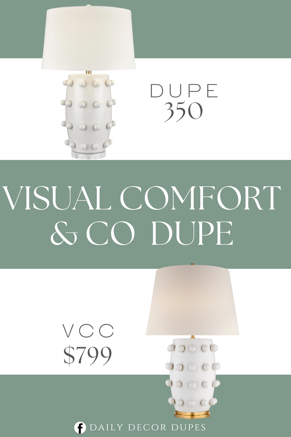 Visual Comfort & Co Linden Medium Table Lamp Dupe. This earthenware design features a bold silhouette with raised nodules and comes in your choice of glossy black or white finishes set on a clear crystal base for an added touch of modern luxe. Its strong, monochrome look is accented with a round, hardback shade in off white linen.