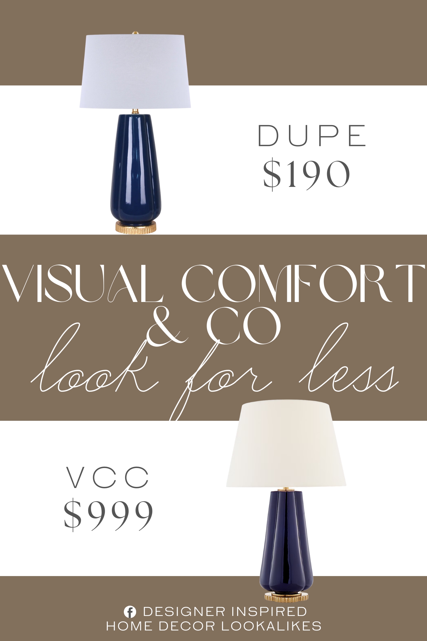 Visual Comfort & Co Penelope Table Lamp Dupe. Crafted of polyresin, the round pedestal brings striking contrast to the fixture while elevating the overall height. The slightly tapered shade reinforces the contemporary character of this accent lamp.