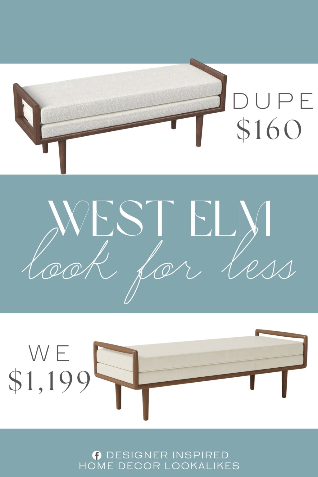 West Elm Nico Leather Bench Dupe. This bench is crafted from a blend of solid wood and plywood, ensuring a stable spot to tie your shoes or enjoy a quiet moment.