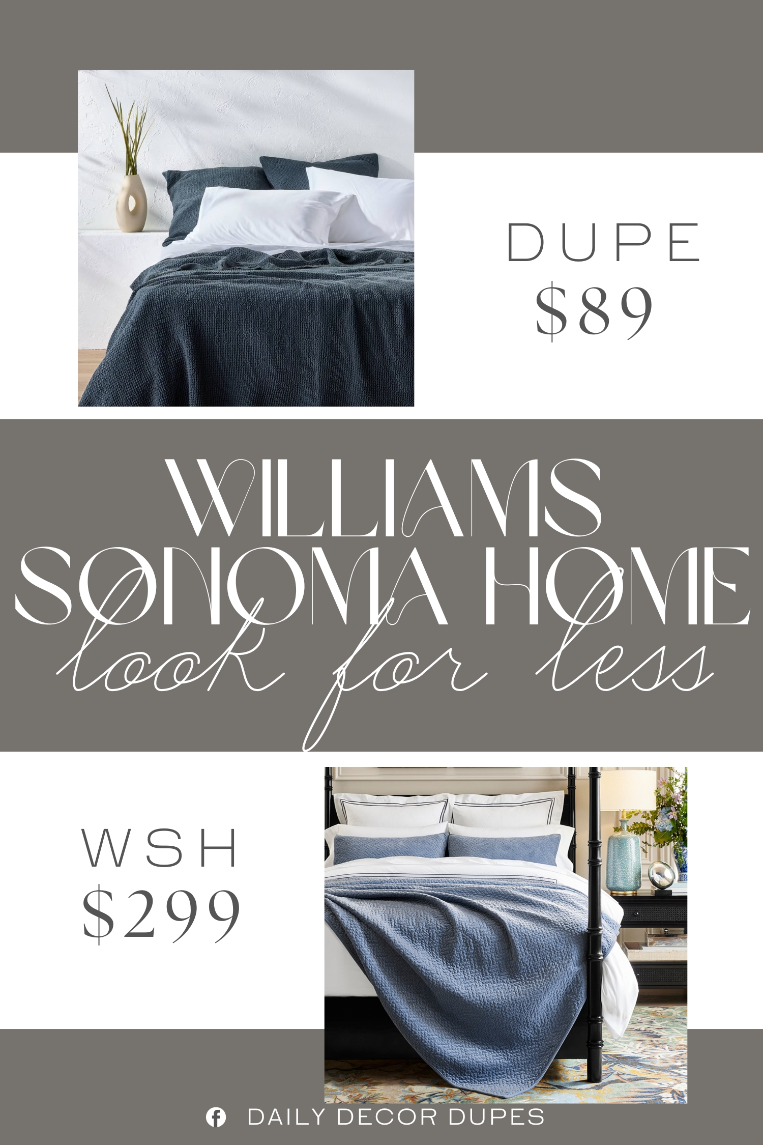 Williams Sonoma Home Quilted Velvet Coverlet & Shams Dupe. Made from 100% Lyocell, this lightweight coverlet provides a comfy layer, while its waffle texture with fringed edges adds a decorative touch to your sleeping space.