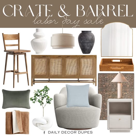 crate & barrel labor day sale